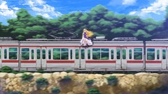 Blondes long hair anime girls touhou yakumo yukari video games 