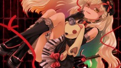 Blondes long hair anime girls vocaloid Mayu (Vocaloid)
