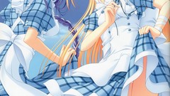 Blondes maids anime girls