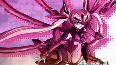 Blondes mecha long hair