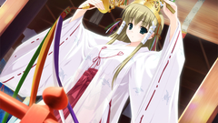 Blondes miko Anime