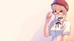 Blondes nerd glasses bows