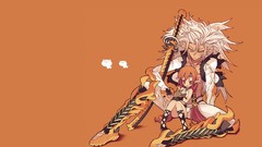 Blondes orange blade pixiv
