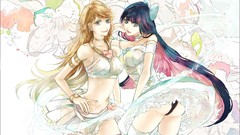 Blondes panties blue eyes