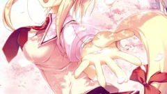 Blondes panties cherry blossoms