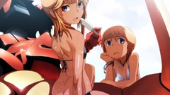 Blondes panties gundam back