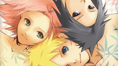 Blondes pink hair blue eyes green eyes uchiha sasuke sharingan 