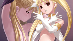 Blondes red eyes lolicon