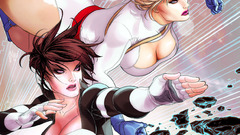 Blondes redheads huge boobs