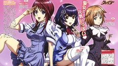 Blondes redheads school uniforms