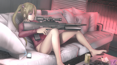Blondes Rifles panties Guns