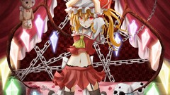 Blondes skulls touhou wings