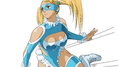 Blondes street fighter cleavage