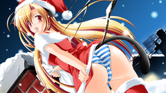 Blondes tails snow panties