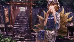 Blondes tails touhou food