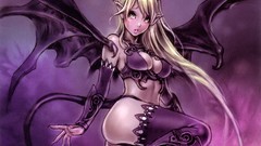 Blondes tails wings Succubus