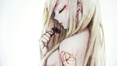 Blondes tattoos anime girls vocaloid