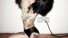 Blondes tattoos Inked Magazine Patton-SuicideGirls