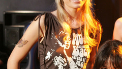 Blondes tattoos woman models