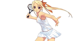 Blondes tennis Simple Background