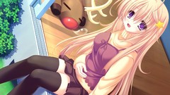 Blondes thigh highs Anime