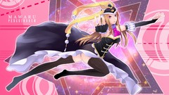 Blondes tights Anime pink