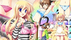 Blondes touhou animal ears