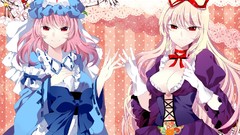 Blondes touhou cherry blossoms