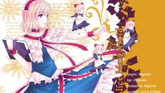 Blondes touhou dress blue