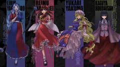 Blondes touhou dress miko