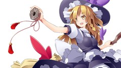 Blondes touhou dress purple