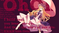 Blondes touhou dress text