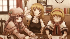 Blondes touhou indoors kirisame