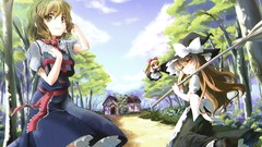 Blondes touhou kirisame marisa alice margatroid scans