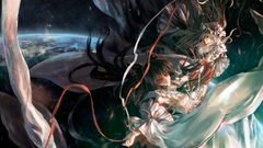 Blondes touhou miko hakurei