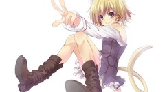 Blondes touhou nekomimi animal