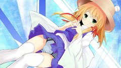 Blondes touhou panties upskirt