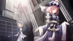 Blondes touhou pink hair