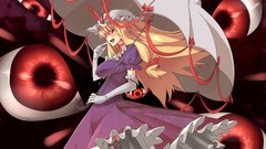 Blondes touhou red eyes