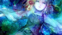 Blondes touhou Ribbons green