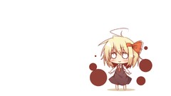 Blondes touhou rumia Simple Background