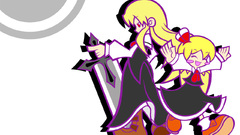 Blondes touhou school uniforms