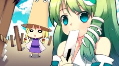 Blondes touhou snakes green