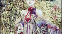 Blondes touhou Trees dress