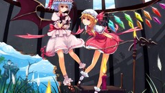 Blondes touhou wings blue