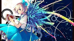 Blondes touhou wings blue