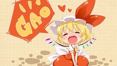 Blondes touhou wings Chibi