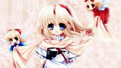 Blondes touhou wings dress