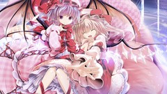 Blondes touhou wings dress