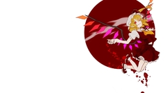 Blondes touhou wings red